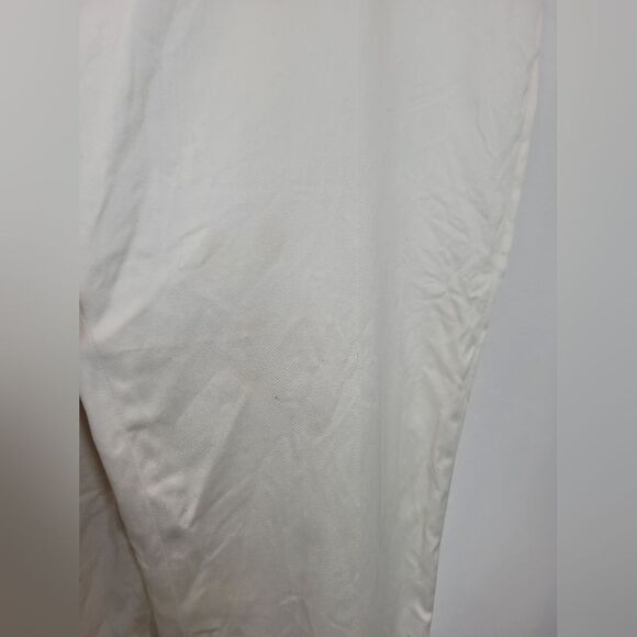 *Flawed* Vintage Giorgio Armani Le Collezioni White Dress Pants High Waist 14 - Picture 5 of 12